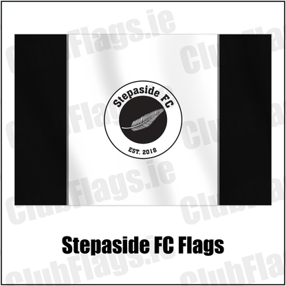 Stepaside FC Flags with the club crest and colours, Dublin Football - ClubFlags.ie