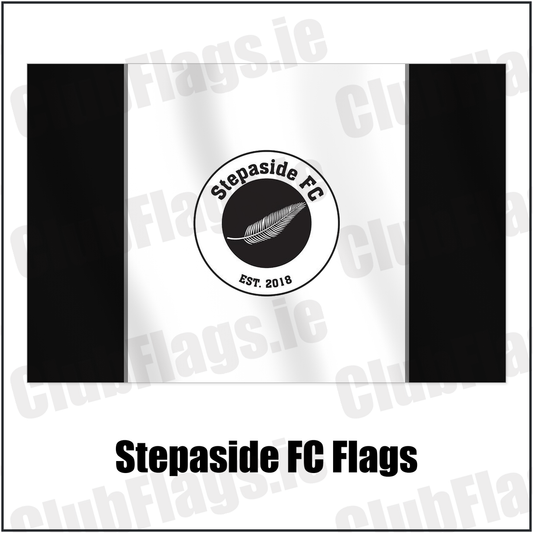 Stepaside FC Flags with the club crest and colours, Dublin Football - ClubFlags.ie