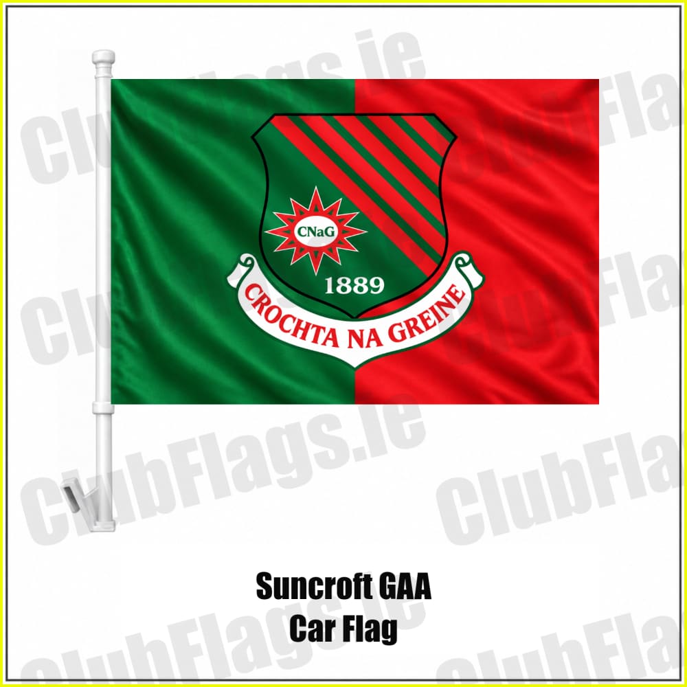 Suncroft GAA Car Flag