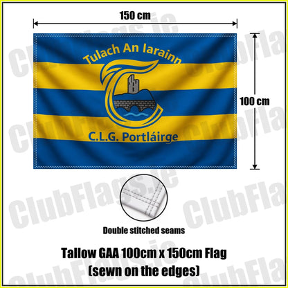 Tallow GAA 100cm x 150cm Flag (sewn on the edges) - ClubFlags.ie