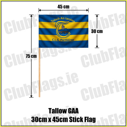Tallow GAA 30cm x 45cm Stick Flag - ClubFlags.ie