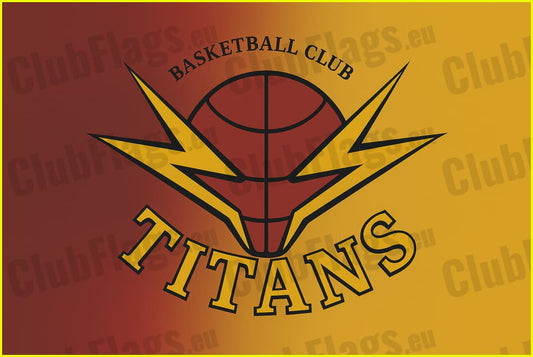 Titans Basketball Club Galway Flag - Basketball Clubs