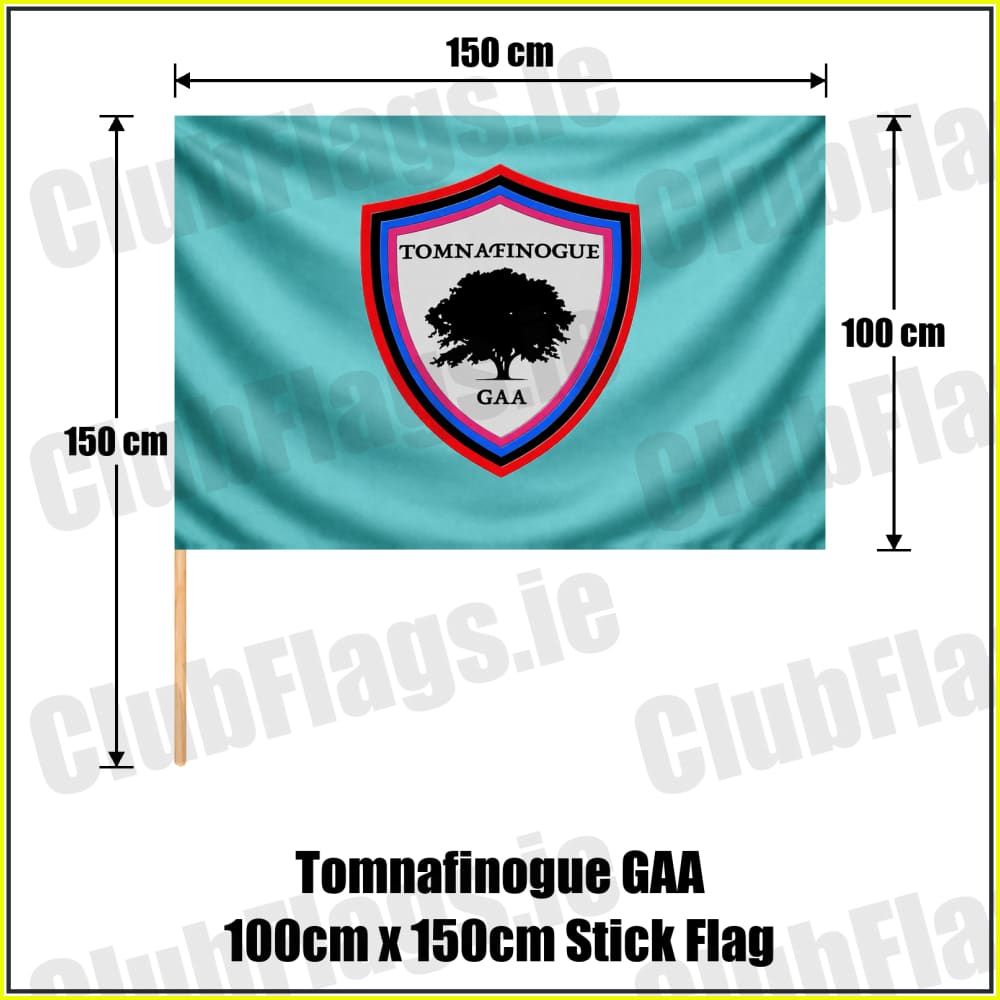 Tomnafinogue GAA 100cm x 150cm Stick Flag - ClubFlags.ie