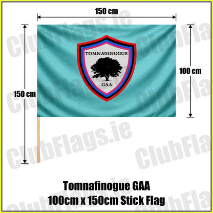 Tomnafinogue GAA 100cm x 150cm Stick Flag - ClubFlags.ie