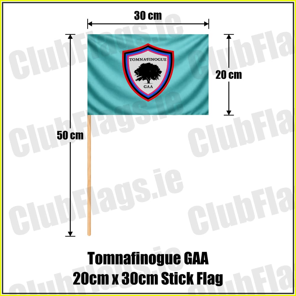 Tomnafinogue GAA 20cm x 30cm Stick Flag - ClubFlags.ie