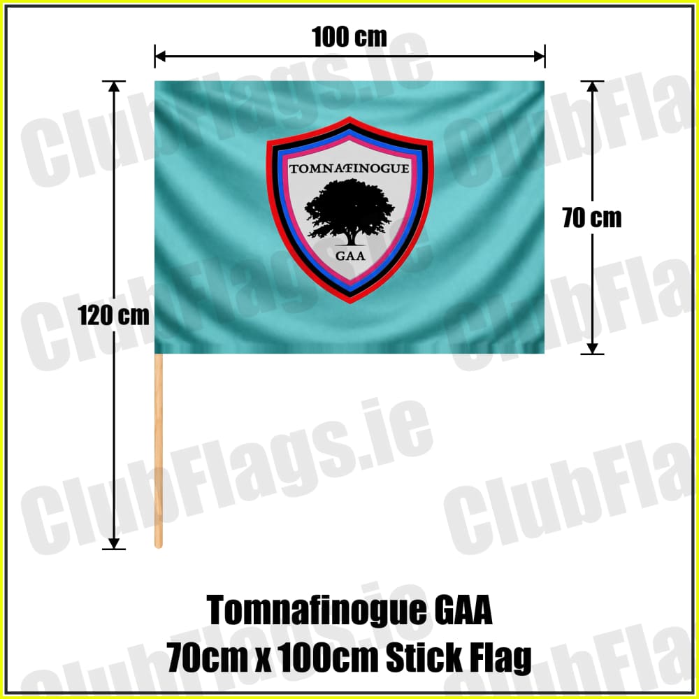 Tomnafinogue GAA 70cm x 100cm Stick Flag - ClubFlags.ie