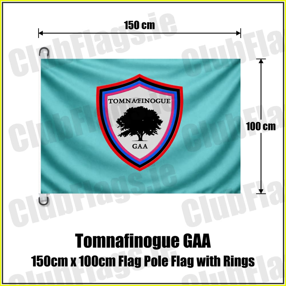 Tomnafinogue GAA 150cm x 100cm Flag Pole Flag with Rings - ClubFlags.ie