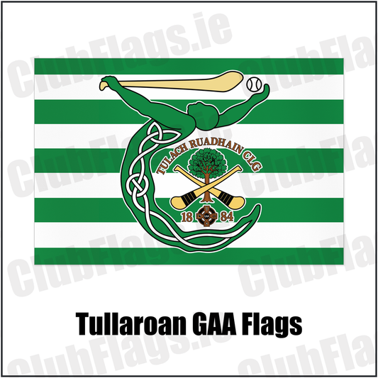 Tullaroan GAA Flags with the club crest and colours, Kilkenny GAA - ClubFlags.ie