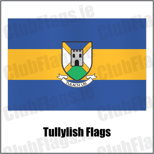 Tullylish Flags with the club crest and colours, Down GAA - ClubFlags.ie