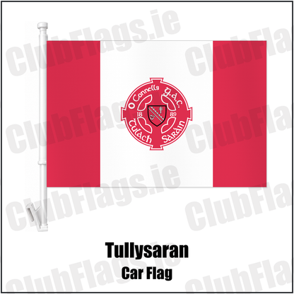 Tullysaran Car Flag with the club crest and colours, Armagh GAA - ClubFlags.ie