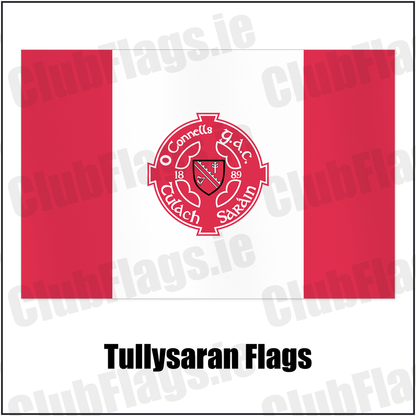 Tullysaran Flags with the club crest and colours, Armagh GAA - ClubFlags.ie