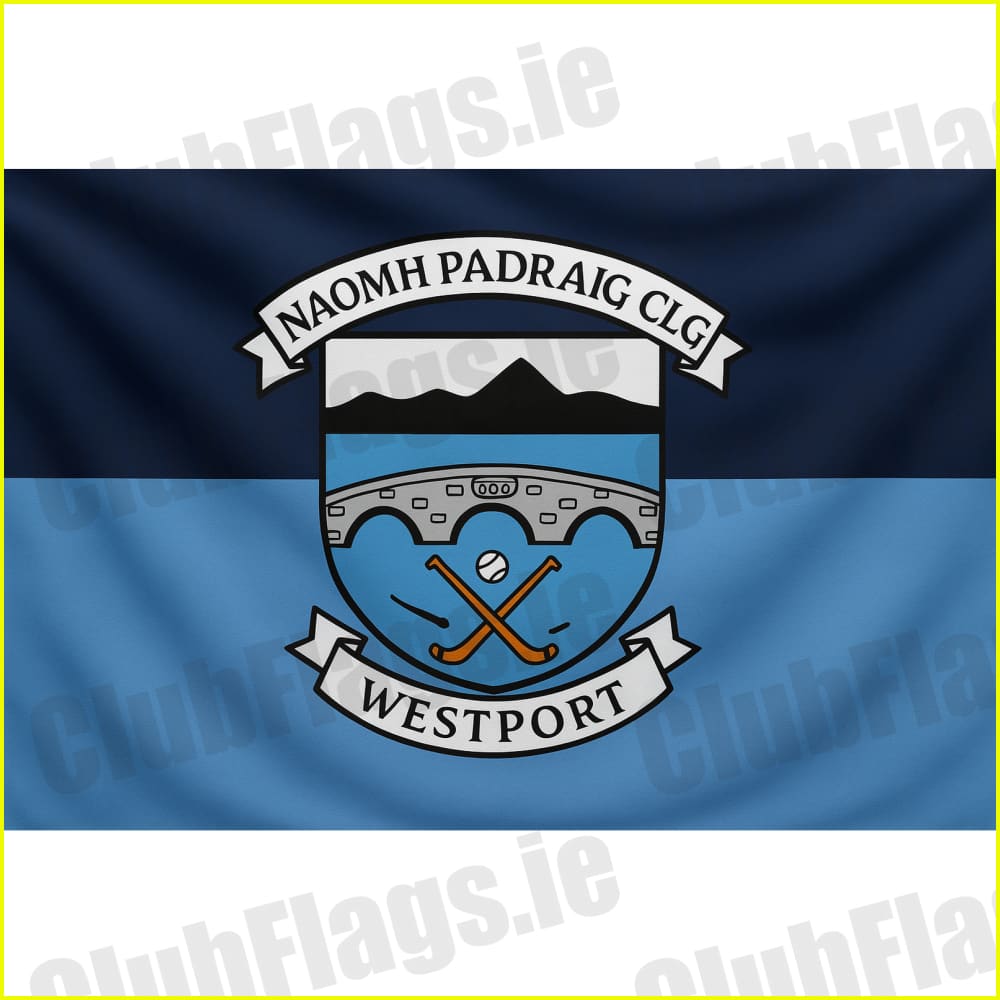Westport GAA club flag artwork - ClubFlags.ie
