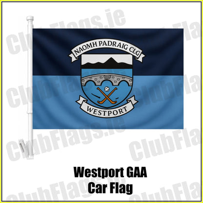 Westport GAA Car Flag - ClubFlags.ie