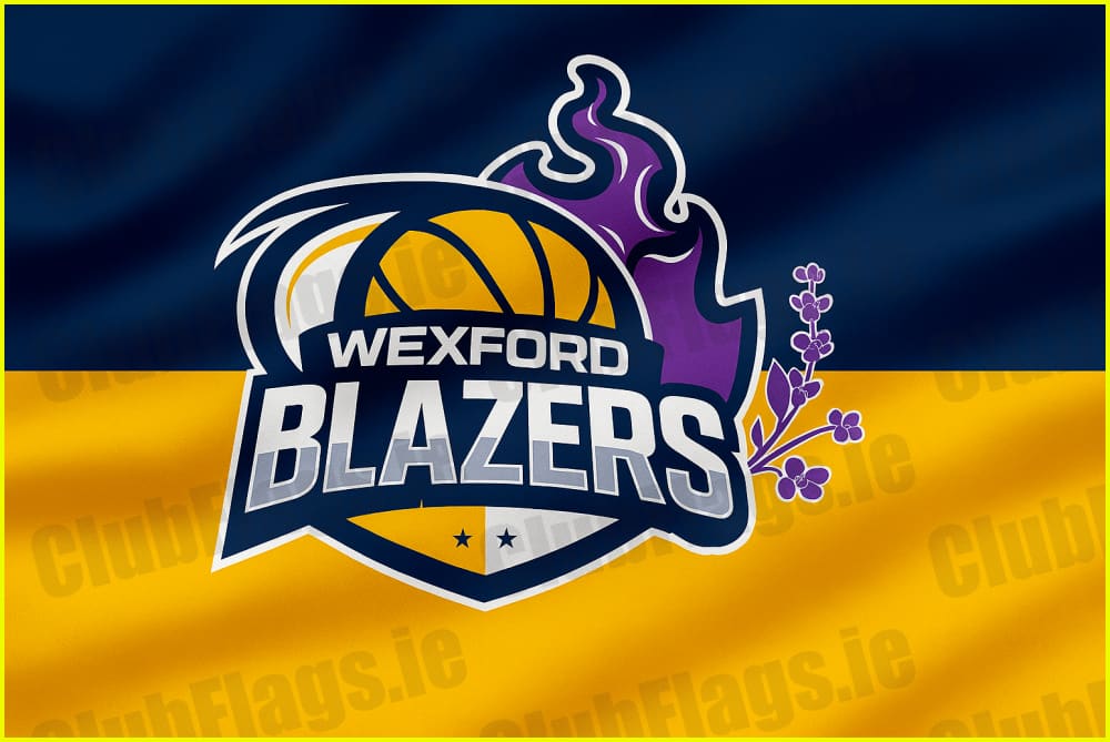 Wexford Blazers Basketball Club Flag - Basketball Clubs