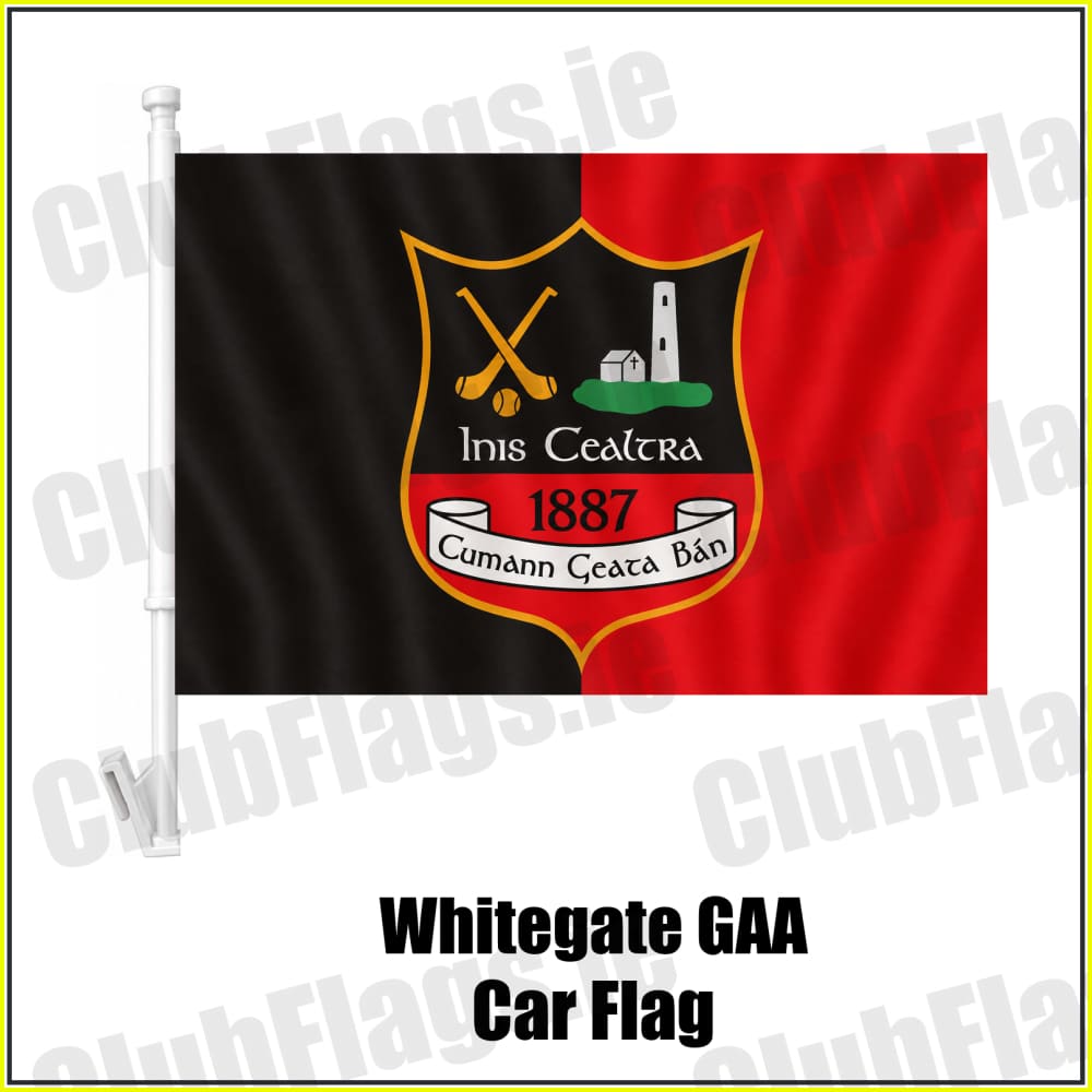 Whitegate GAA Car Flag - ClubFlags.ie