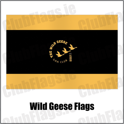 Wild Geese Flags with the club crest and colours, Dublin GAA - ClubFlags.ie