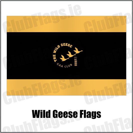Wild Geese Flags with the club crest and colours, Dublin GAA - ClubFlags.ie